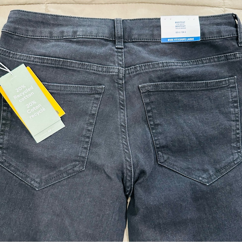 H&M Bootcut Black Jeans. Women’s Size 6 - Picture 5 of 5
